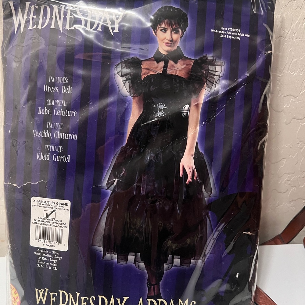 Gothic Black Costume Dress